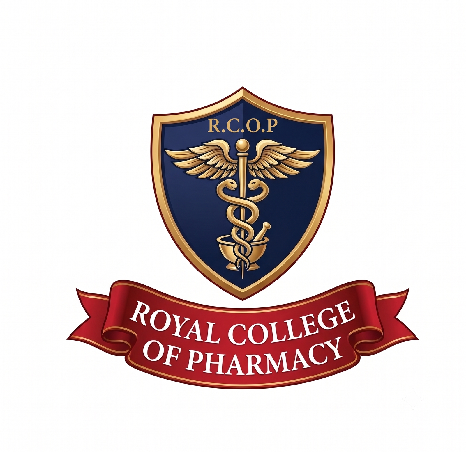 Royal College of Pharmacy Official Crest Logo